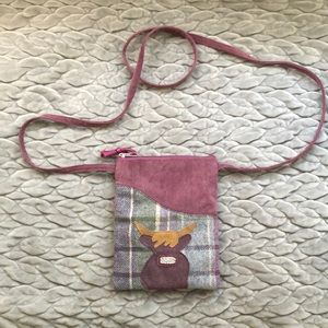 NEW- Tweed crossbody purse made in Scotland
